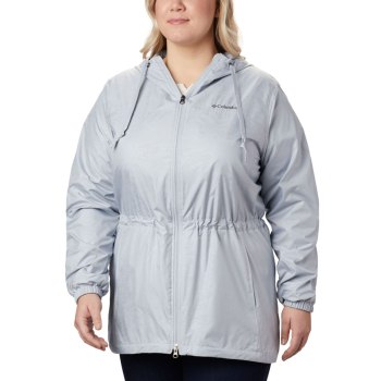 Columbia Auroras Wake III Mid Plus Size, Chamarras Grises Para Mujer | 984716-ILS